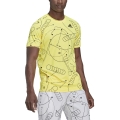 adidas Tennis T-shirt Club Graphic Tee yellow Men